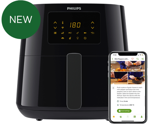 Airfryer Essential حجم XL متصل، Airfryer من Philips، حلول طهو متصلة