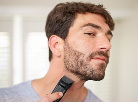 beard and hair trimming